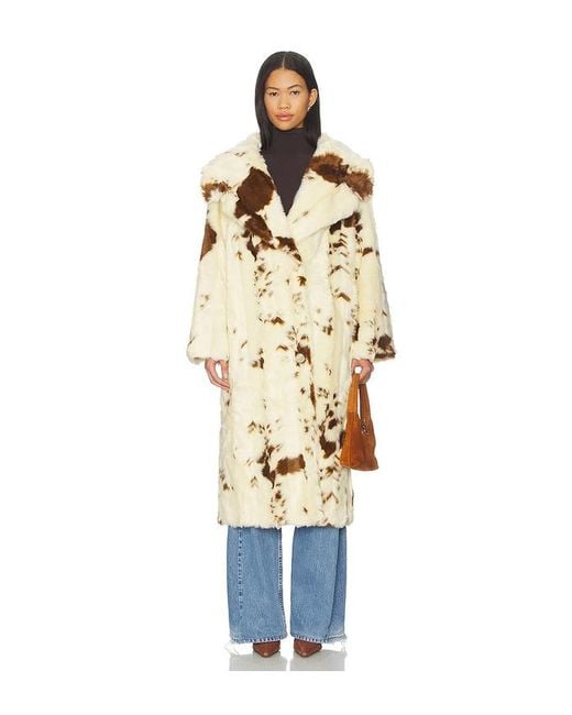 Adrienne Landau Natural Catherine Coat