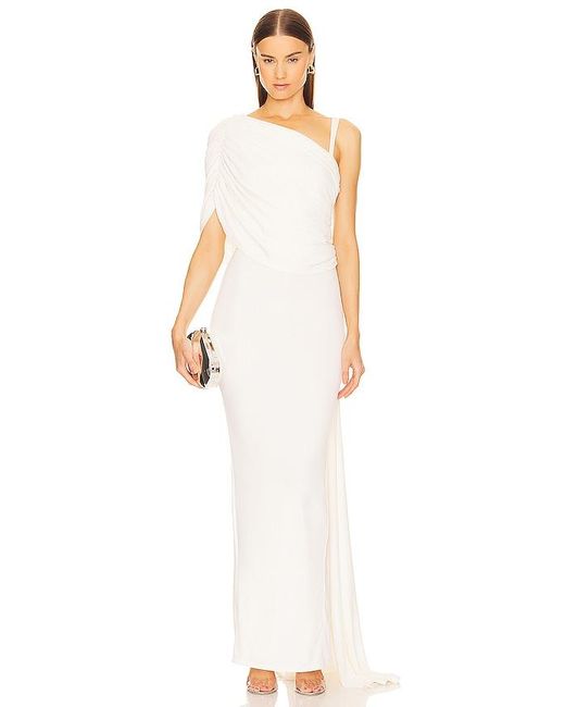 Michael Costello White X Revolve Laurence Gown