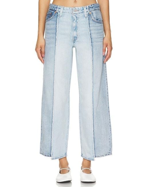Levi's Blue Baggy Dad Recrafted Straight