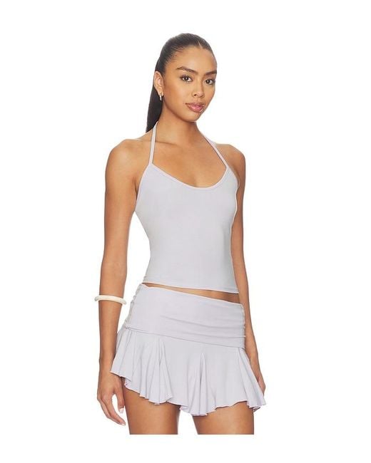 Bella Venice White The Mollie Halter Top