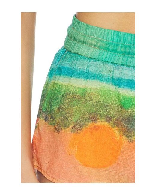 Donde Esteban Blue Formentera Mini Short