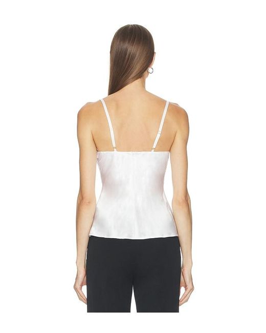 L'Agence White Orlina Camisole