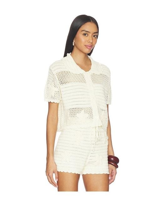 Callaghan White Patrick Polo Top