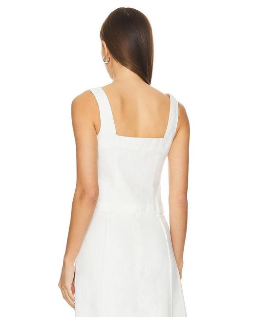 Sancia White The Charlotte Top