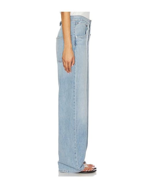 Lovers + Friends Blue Light Engine Low Rise Twist Seam Jeans