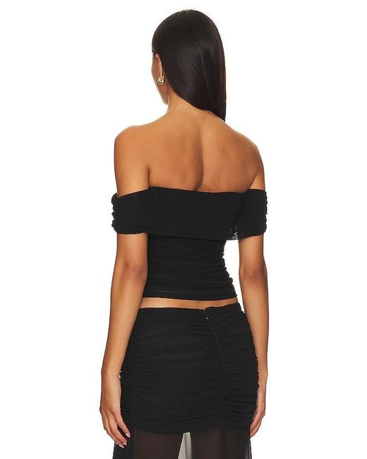 MAJORELLE Black Cara Top