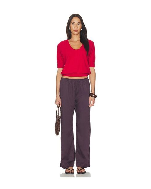 Artless Red Logan Top