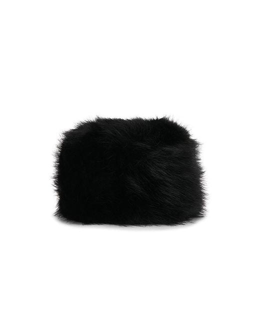 Apparis Black Margot Sable Pillbox Hat