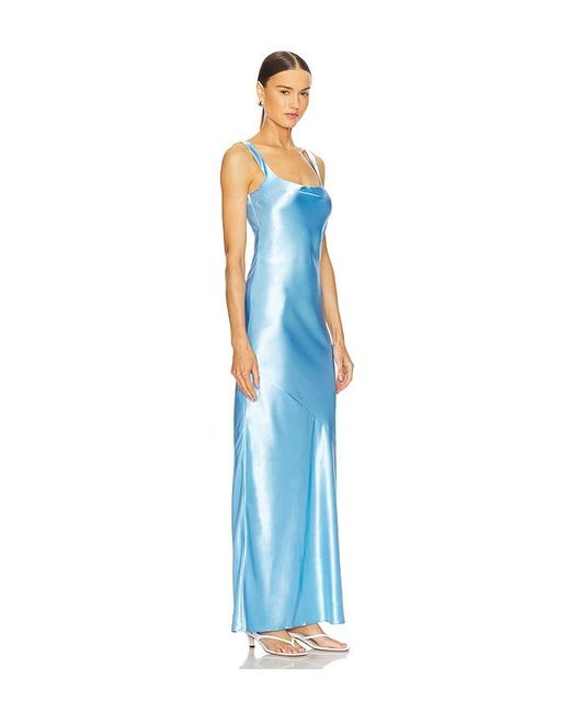 L'academie Blue 'Academie Laetitia Maxi Dress