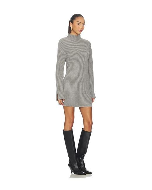 Lovers + Friends Gray Kora Mini Dress
