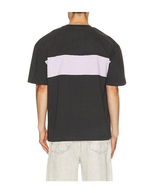 Critical Slide Black Electric Panel Tee for men