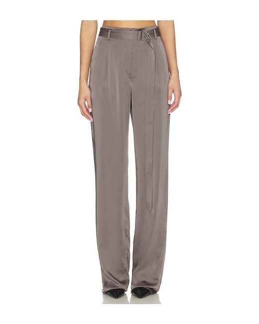 LAPOINTE Gray Hose Belted Pant