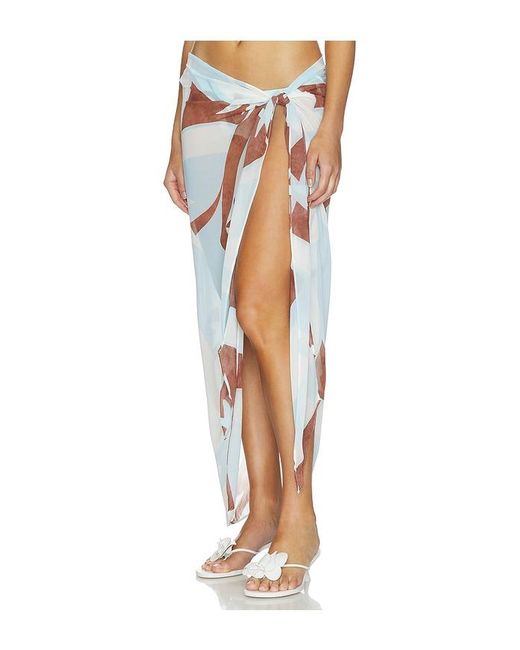 Seven Wonders Multicolor Xyla Front Tie Maxi Skirt