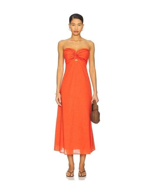 SNDY'S Orange X Revolve Lilly Dress