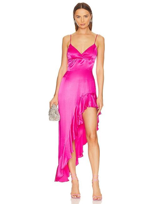 Bardot Pink Ember Midi Dress