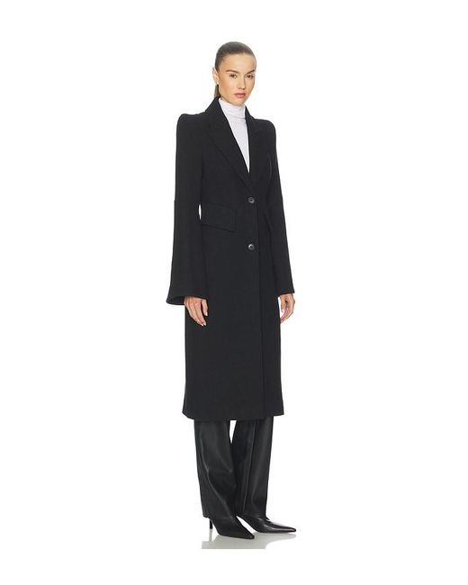Smythe Black Pagoda Brando Trumpet Sleeve Coat