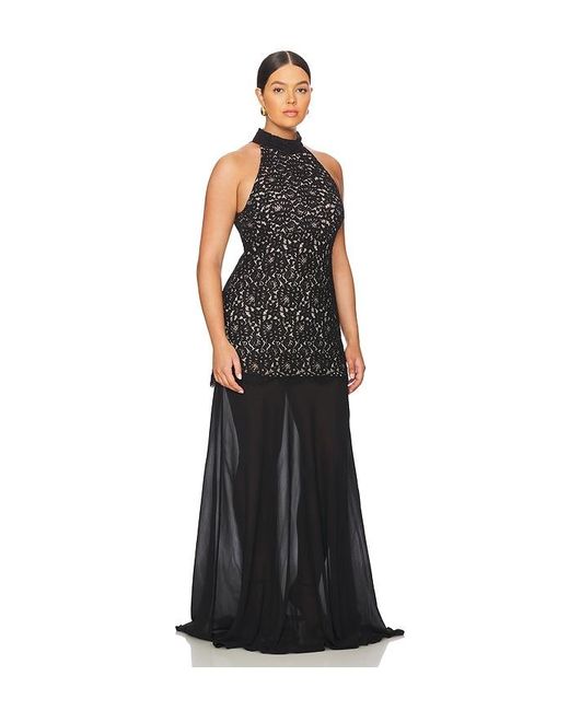 L'academie Black Zelie Gown