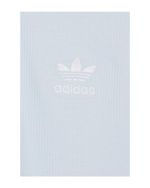 Adidas Originals Blue Essentials Rib Tank Top