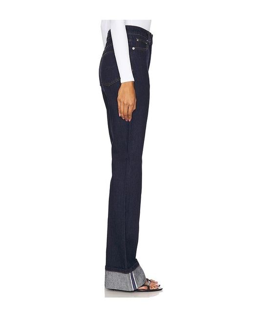 SER.O.YA Blue Ashton High Rise Slim Flare Jeans