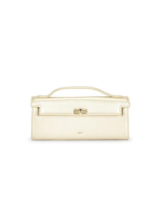 JW PEI White Bria Structured Top Handle Bag