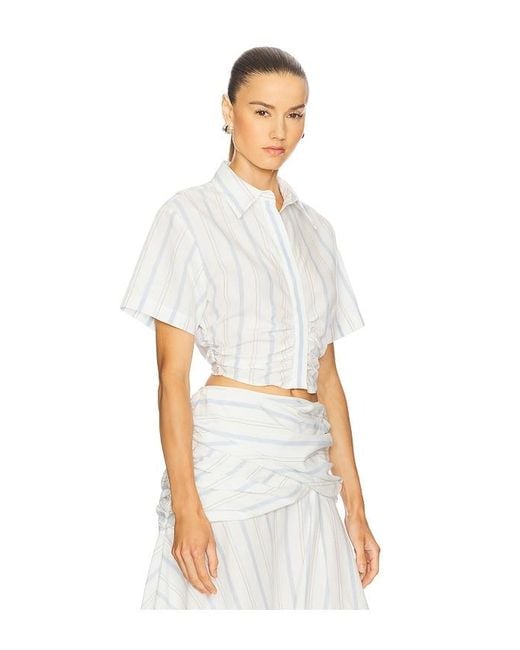 Camila Coelho White Teagan Top