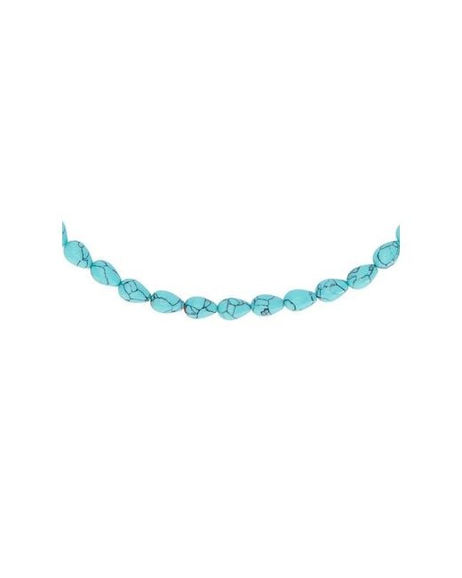 Casa Clara Blue Aquarius Beaded Necklace