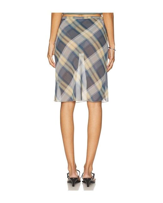 Lioness Black Shoreline Midi Skirt