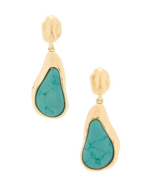 Ettika Blue Hidden Gem Dangle Earrings