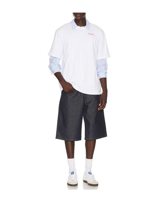 House Of Sunny White Sunny Side Up Tee for men