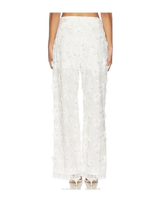 Waimari White Celia Pants