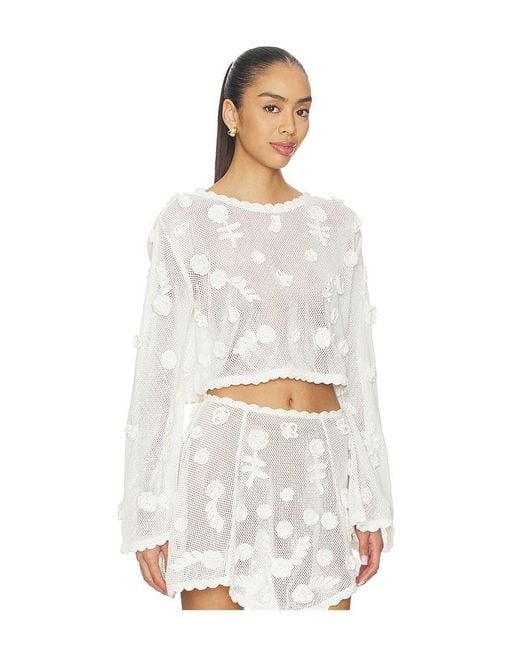 Sara Top en White For Love & Lemons