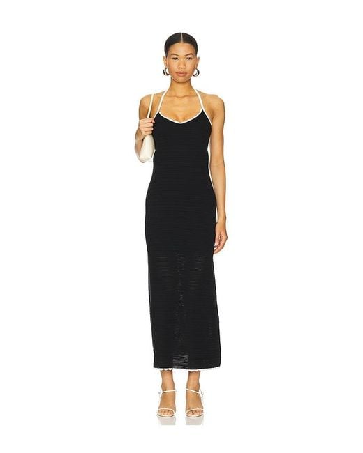 Bec & Bridge Black Ravyn Halter Maxi Dress