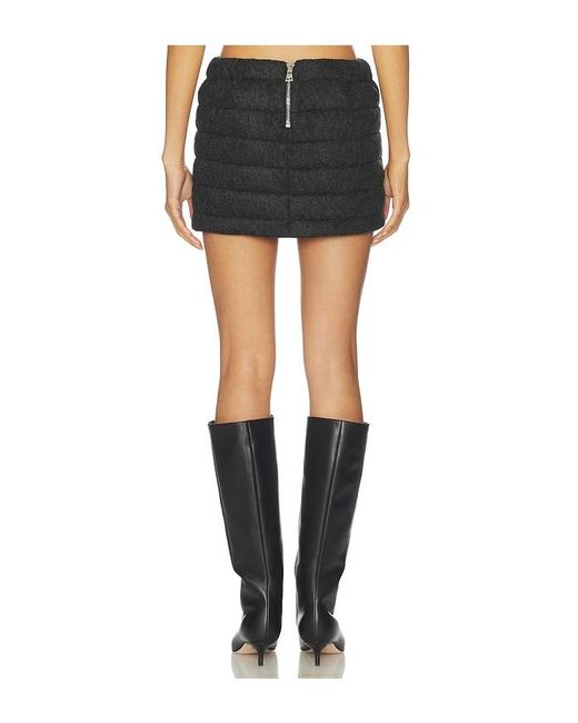 LAQUAN SMITH Black Low Rise Mini Skirt