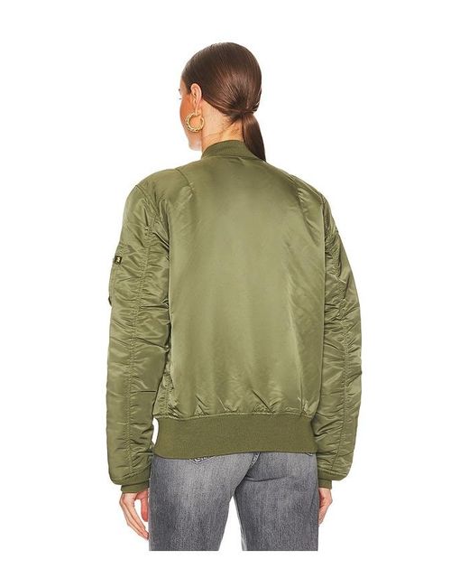 Alpha Industries Green Ma-1 Slim Fit