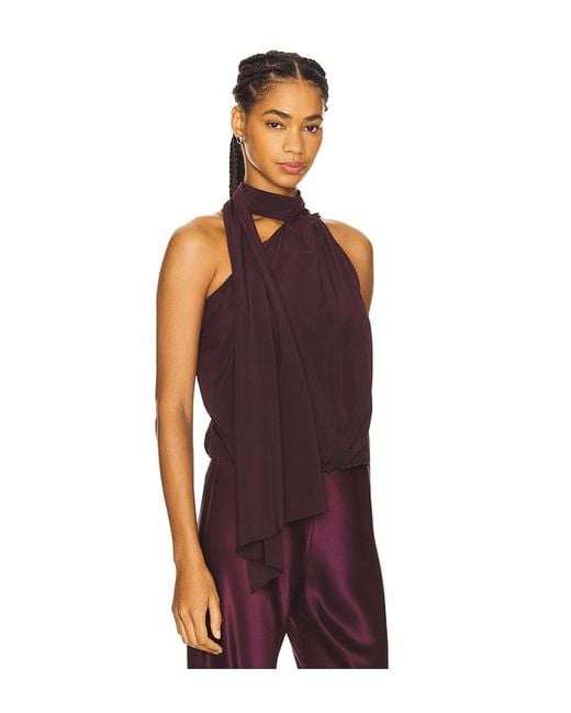 A.L.C. Red Celeste Top