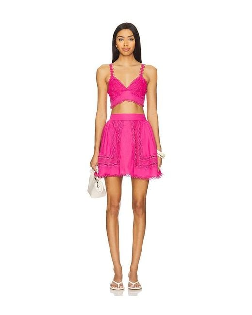 Peixoto Pink Celeste Skirt