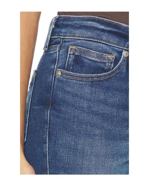 GOOD AMERICAN Blue Good Low Rise Boot Jeans