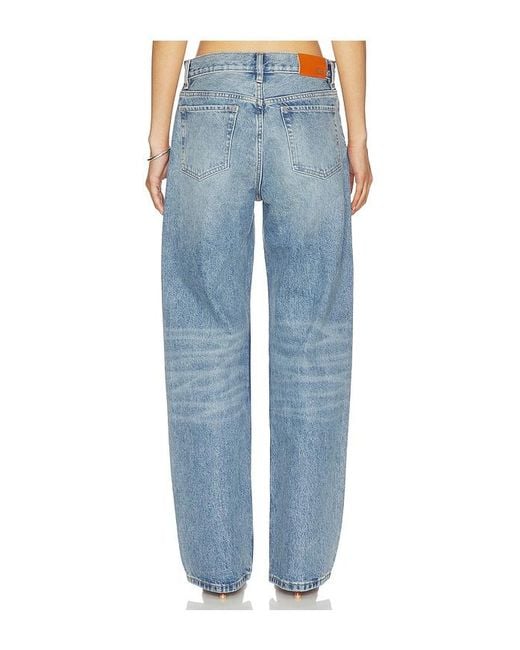 EB DENIM Blue Mid Rise Baggy Jeans