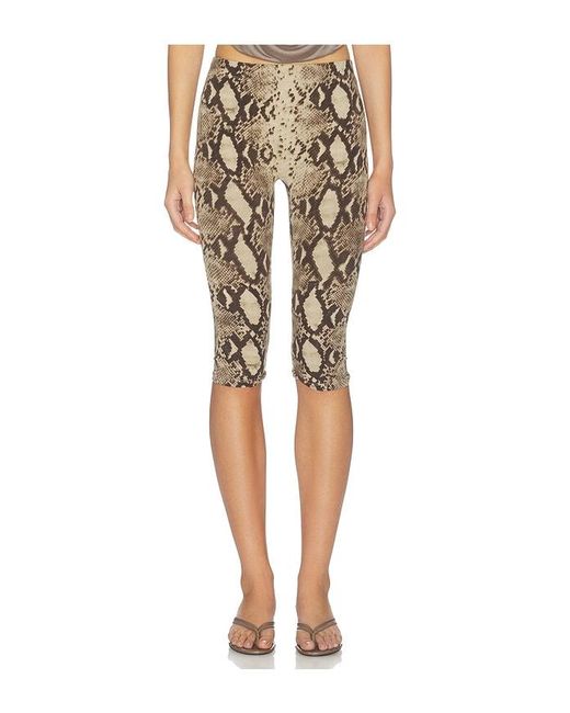 Indah Natural Printed High Waisted Capri Pant