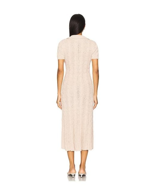 Free People White Amory Midi Dress