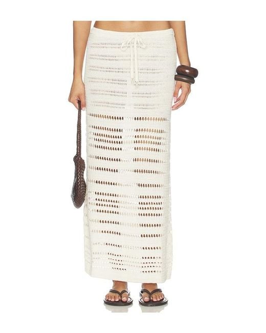 LSPACE White Tula Skirt