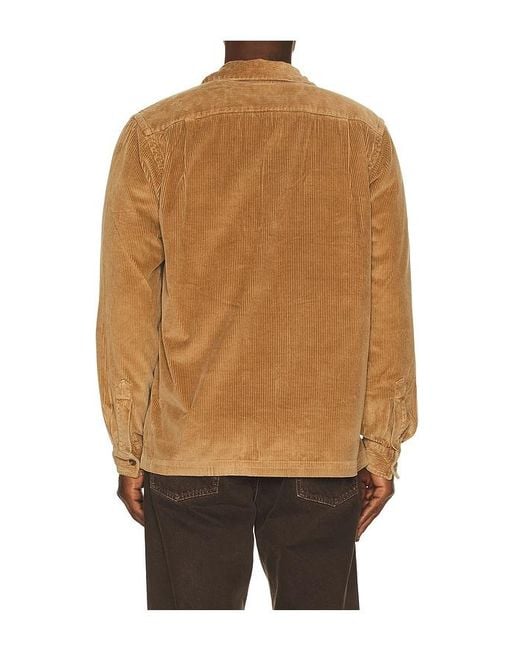 Polo Ralph Lauren Brown Long-Sleeve Wide Wale Corduroy Teton Camp Sport Shirt for men