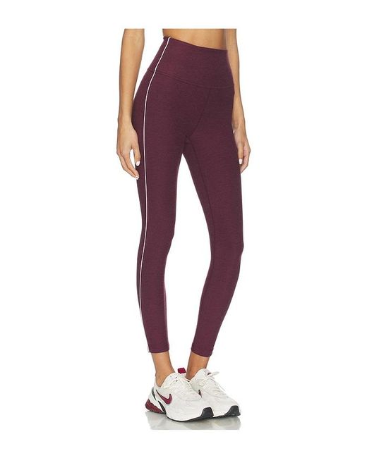 Beyond Yoga Red Spacedye Ready Midi Legging