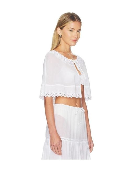 Tularosa White Topaz Cape Top