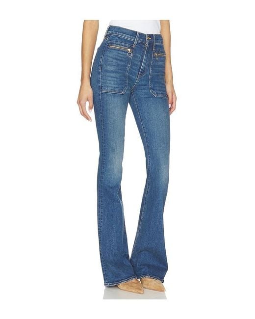 Veronica Beard Blue Beverly Skinny Flare Jeans