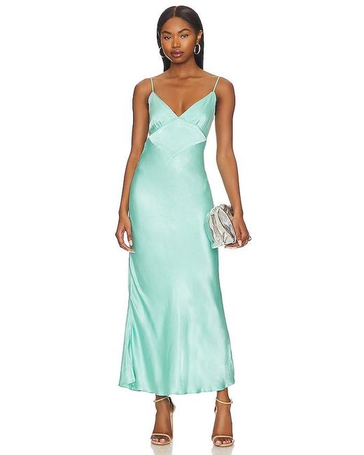 Bardot Green Malinda Slip Dress