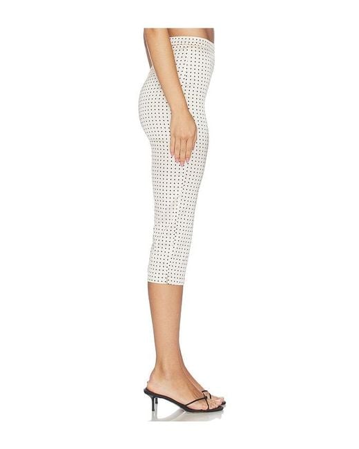 Azeeza White Shreya Capri