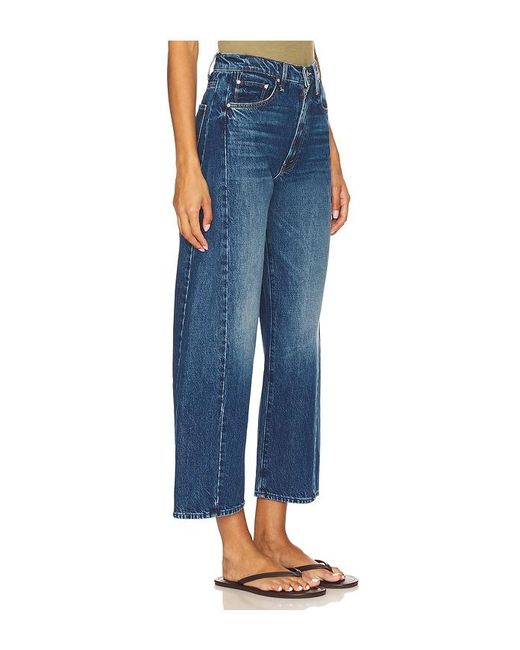 Mother Blue The Half Pipe Ankle Jeans
