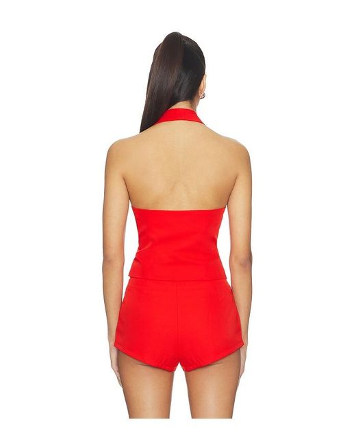 BY.DYLN Red Mila Top