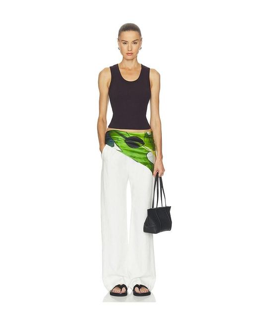 Agolde Green Poppy Tank Top